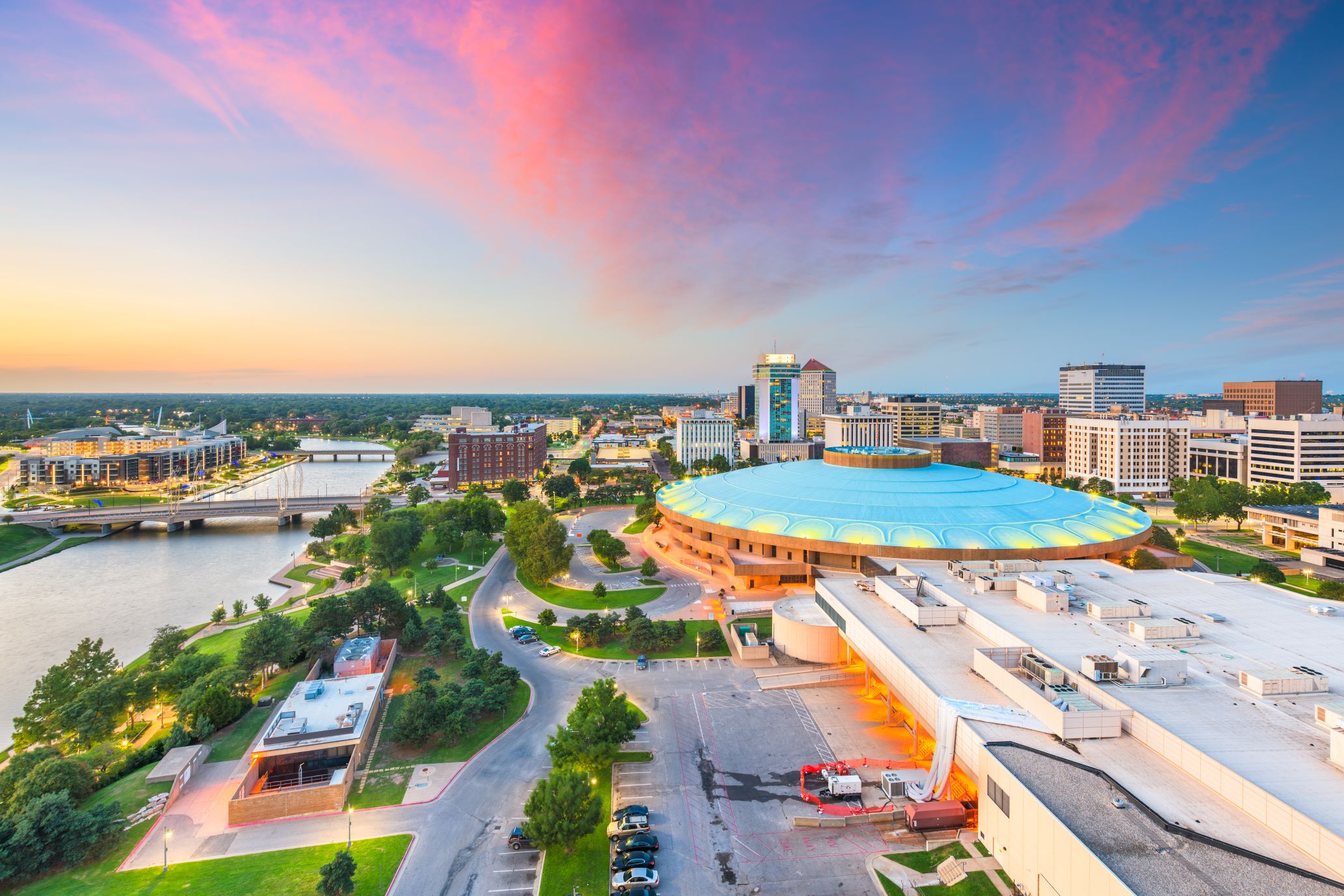 Wichita, KS landmark representing local auto insurance expertise