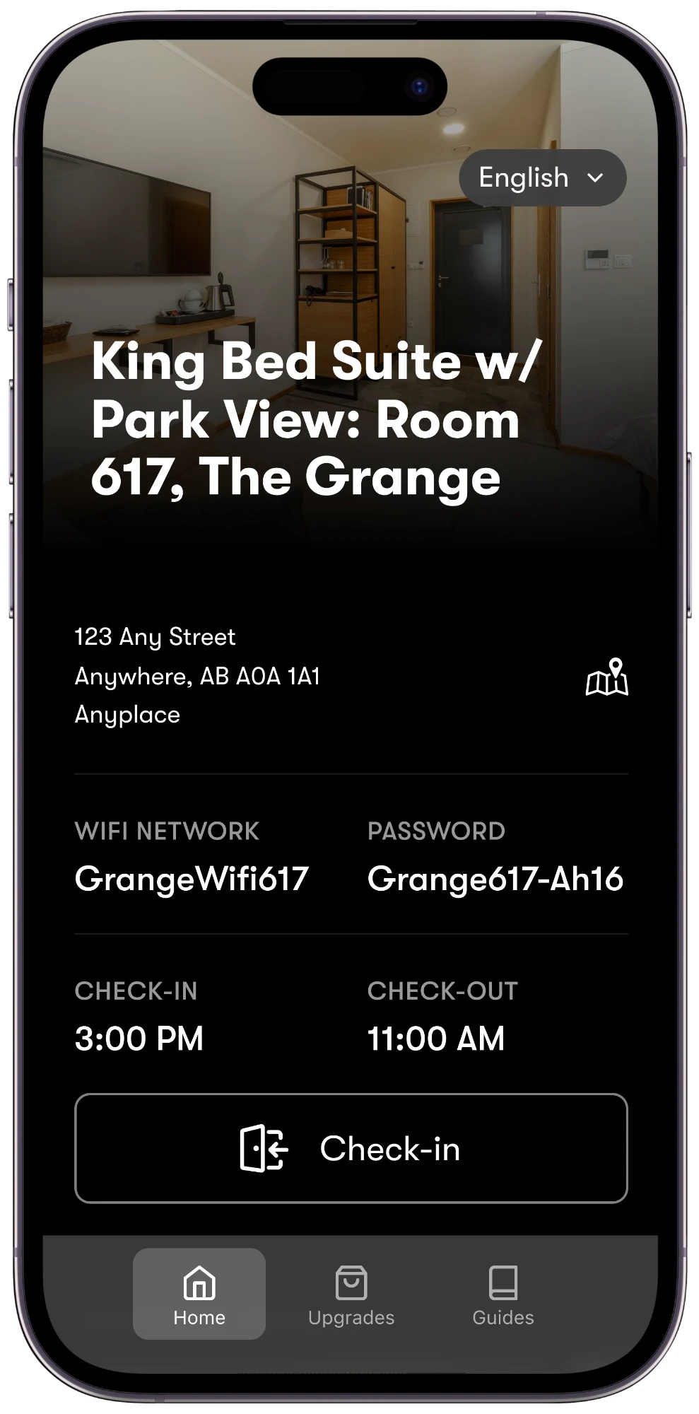 King Bed Suite Boarding Pass