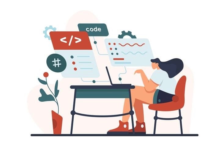A creative representation of advanced secure coding techniques.