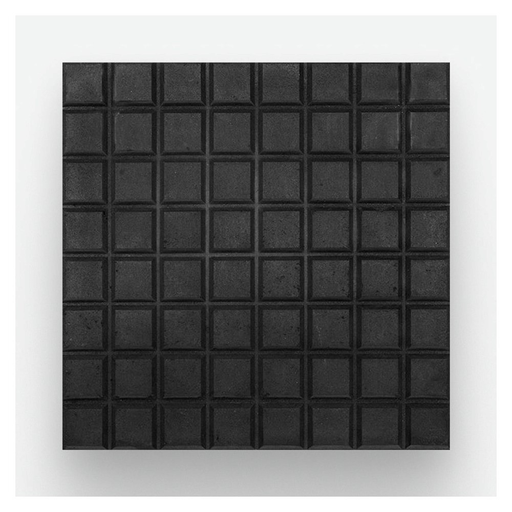 Baldosa calcárea 64 Panes Negro 40×40