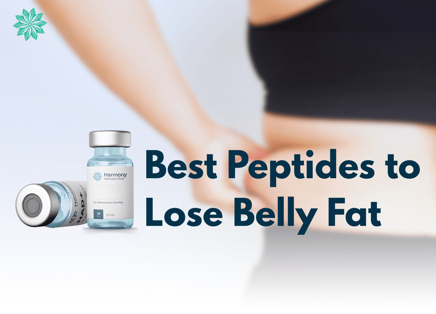 Medical provider explaining belly fat peptide therapy options for visceral fat and metabolism during a virtual consultation.