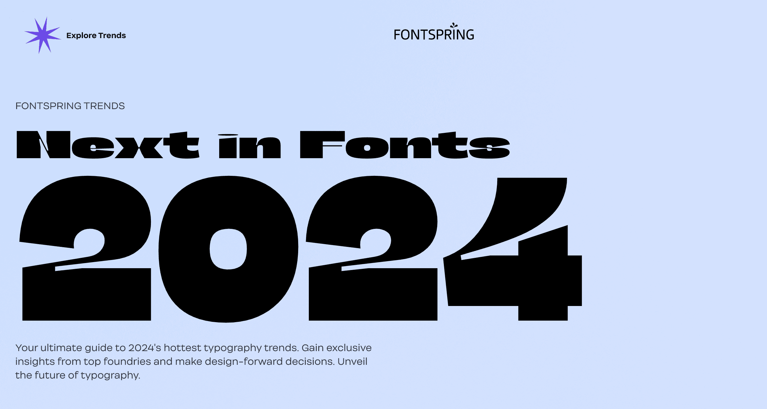 Fontspring Trends 2024