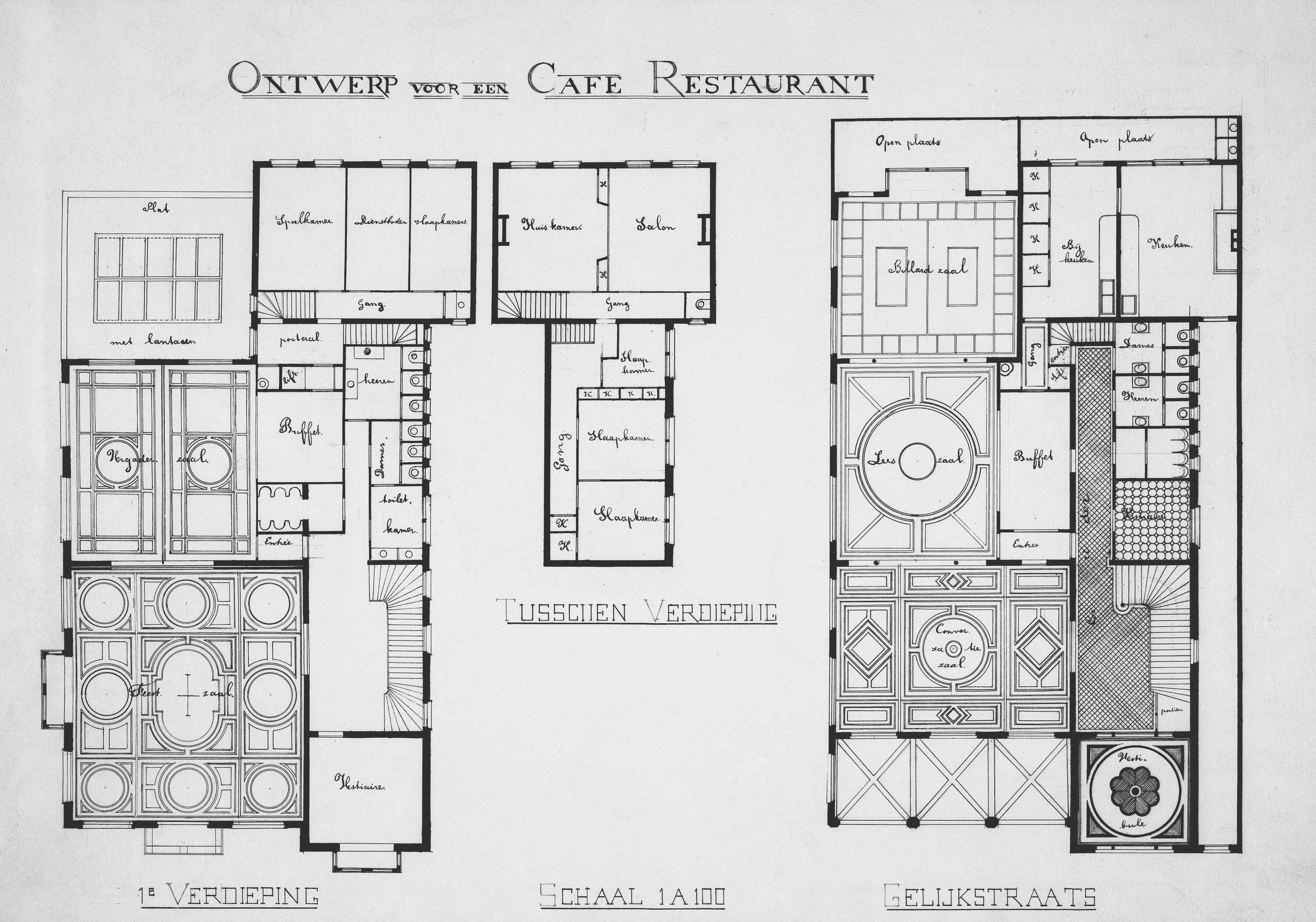 Blueprints for a house