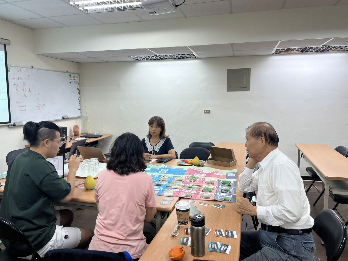 A kid practicing surfing