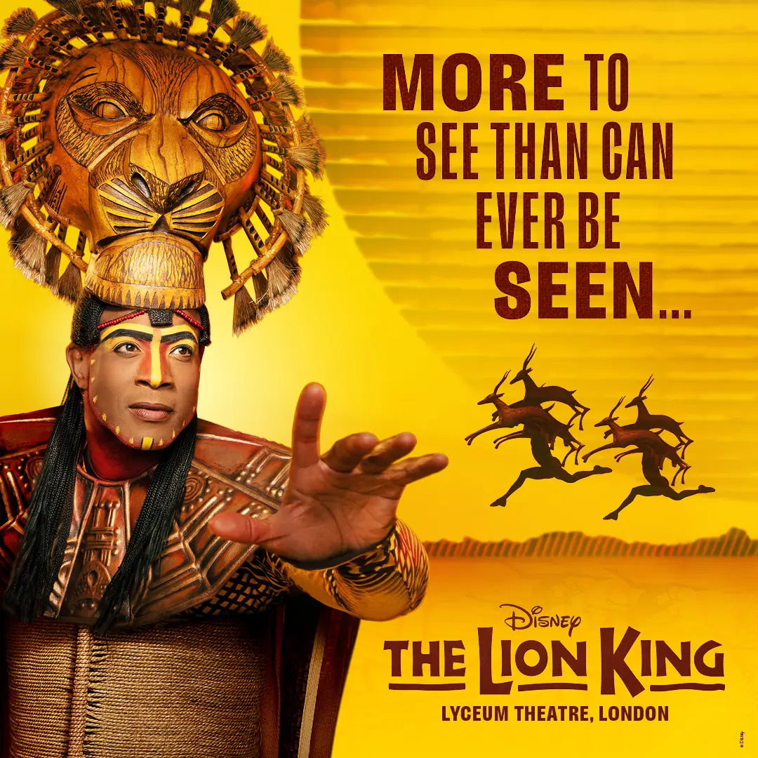 Book tickets to experience the magic of Disney’s ‘The Lion King’ live at the historic Lyceum Theatre in London.