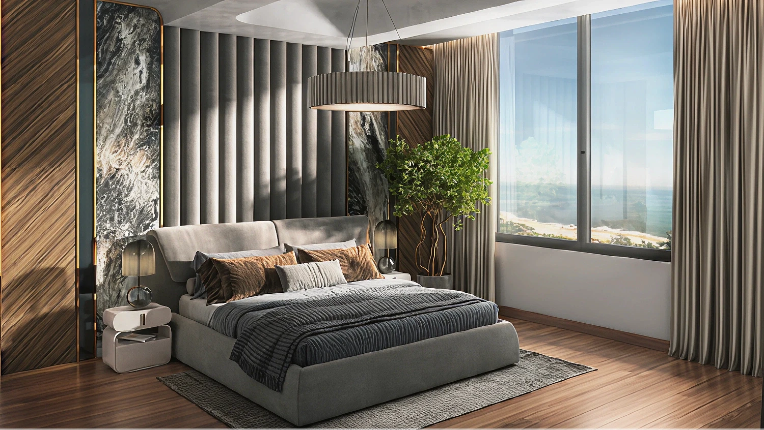 Beach side luxury residence in Mangalore, Bedroom