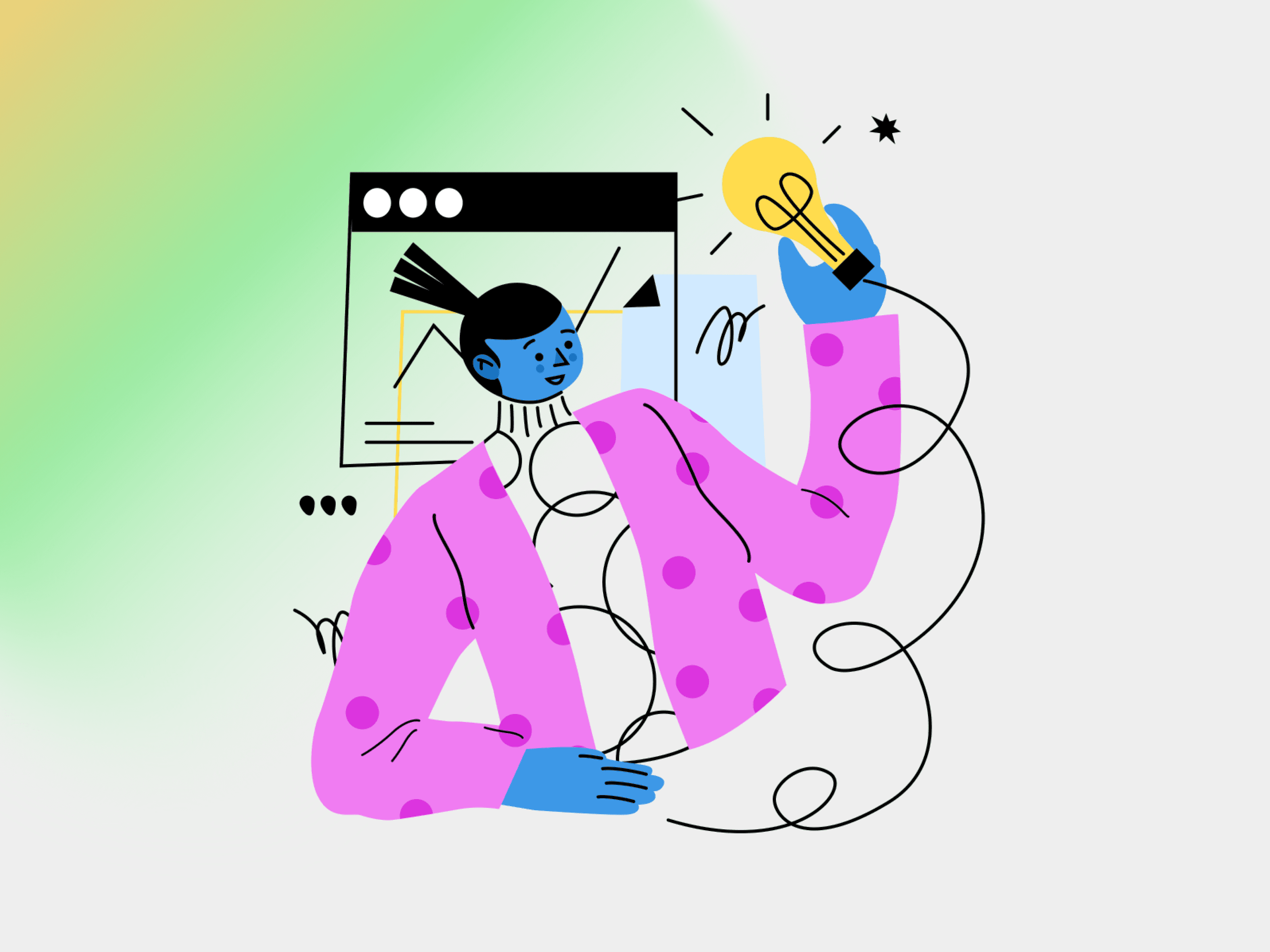 Modern leader using AI tools to practice and master UI/UX design skills hands-on