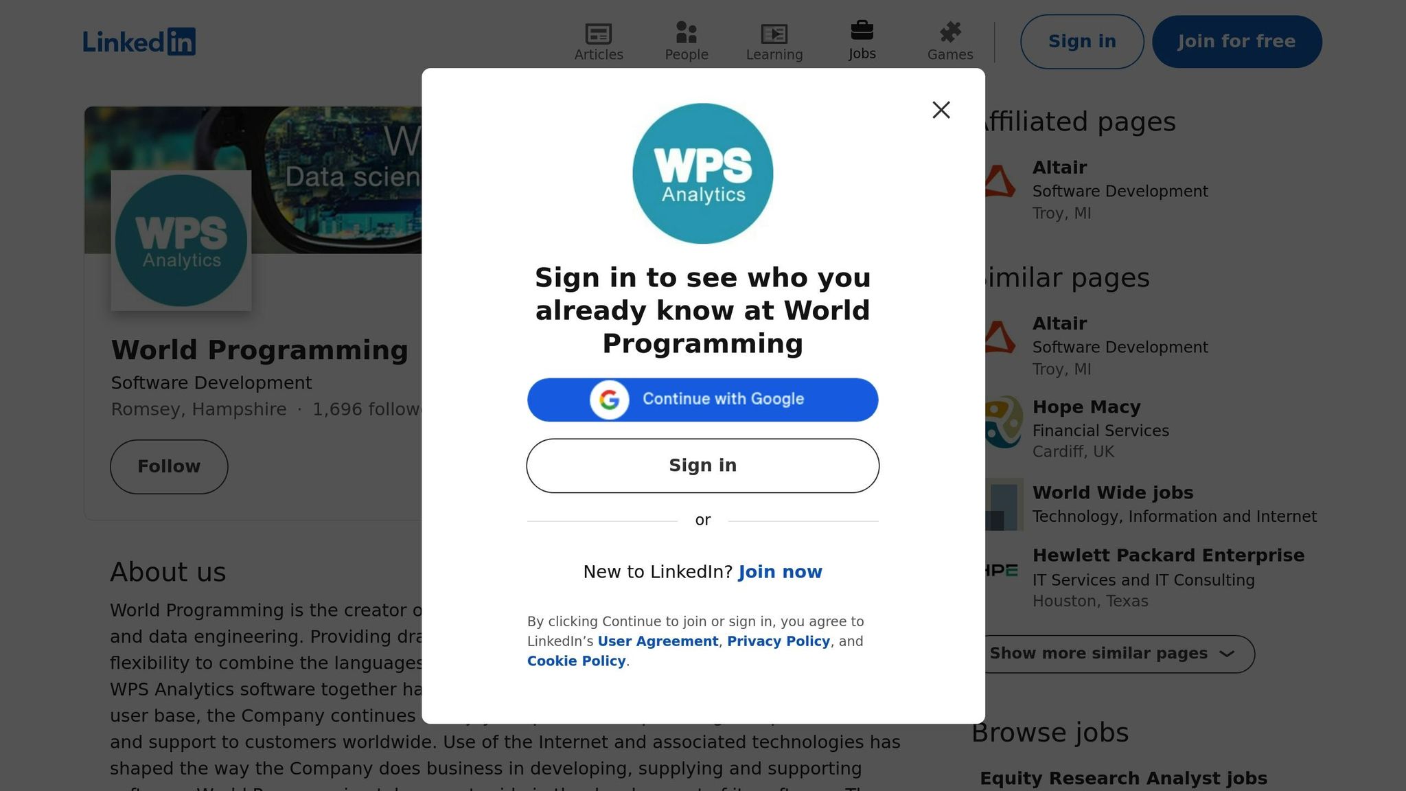 World Programming Ltd