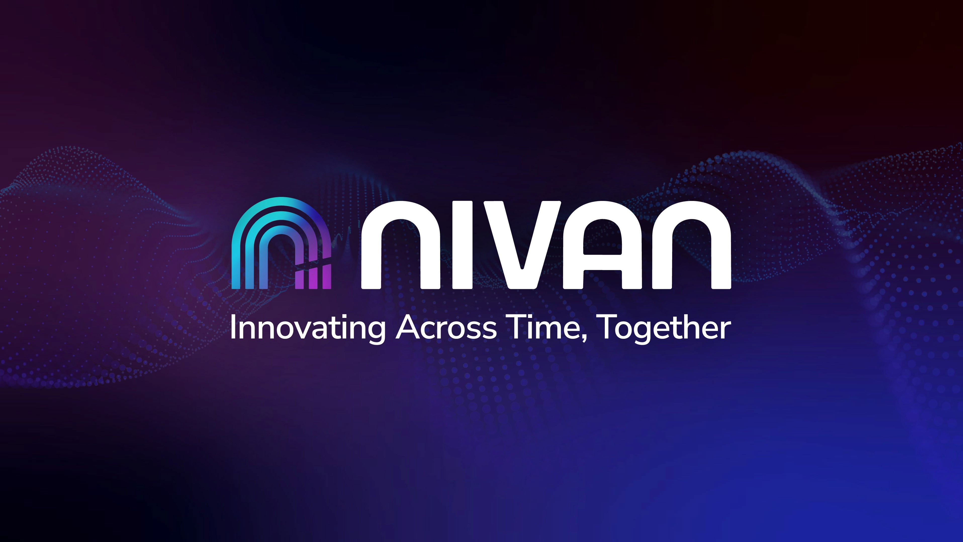 8 variations of nivan logos that includes stacked, horizontal, color, and reverse logos