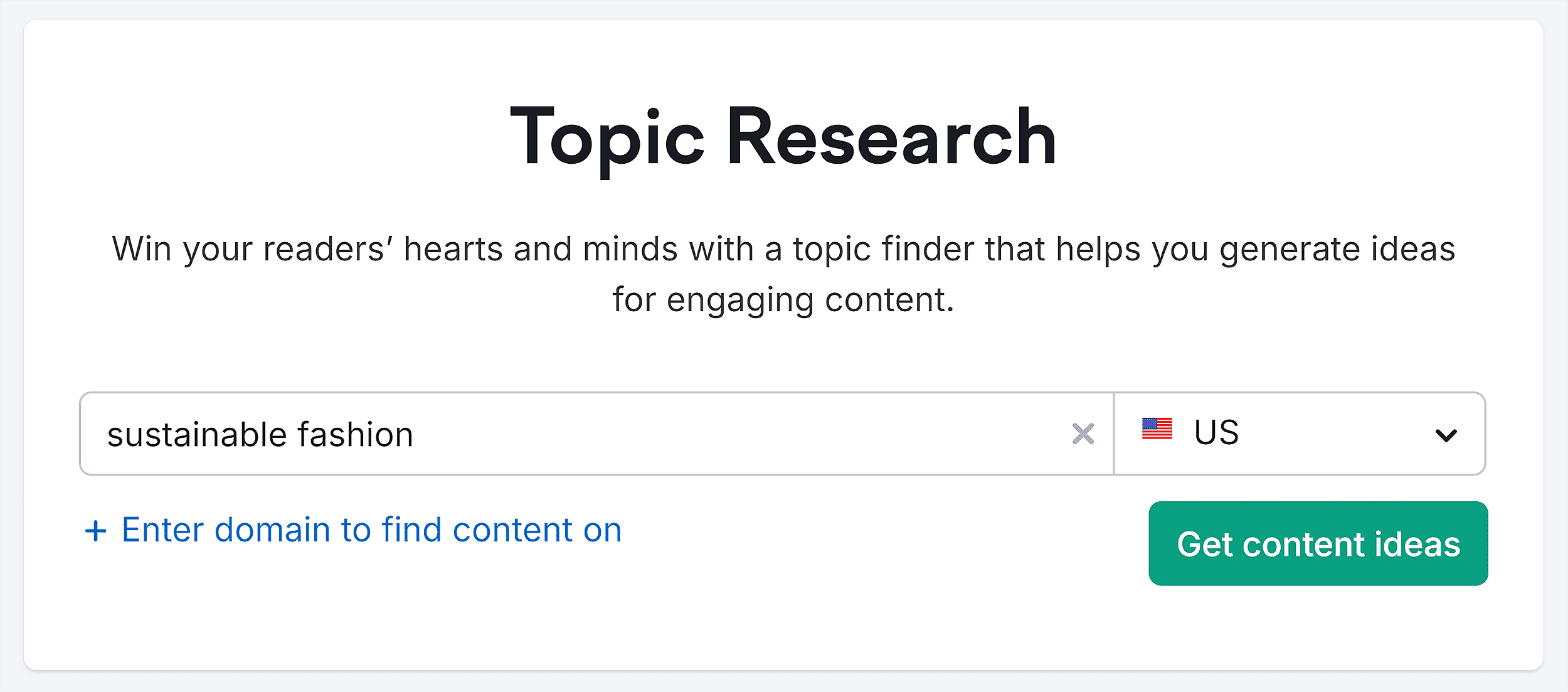 Topic Research – sustainable fashion – Search