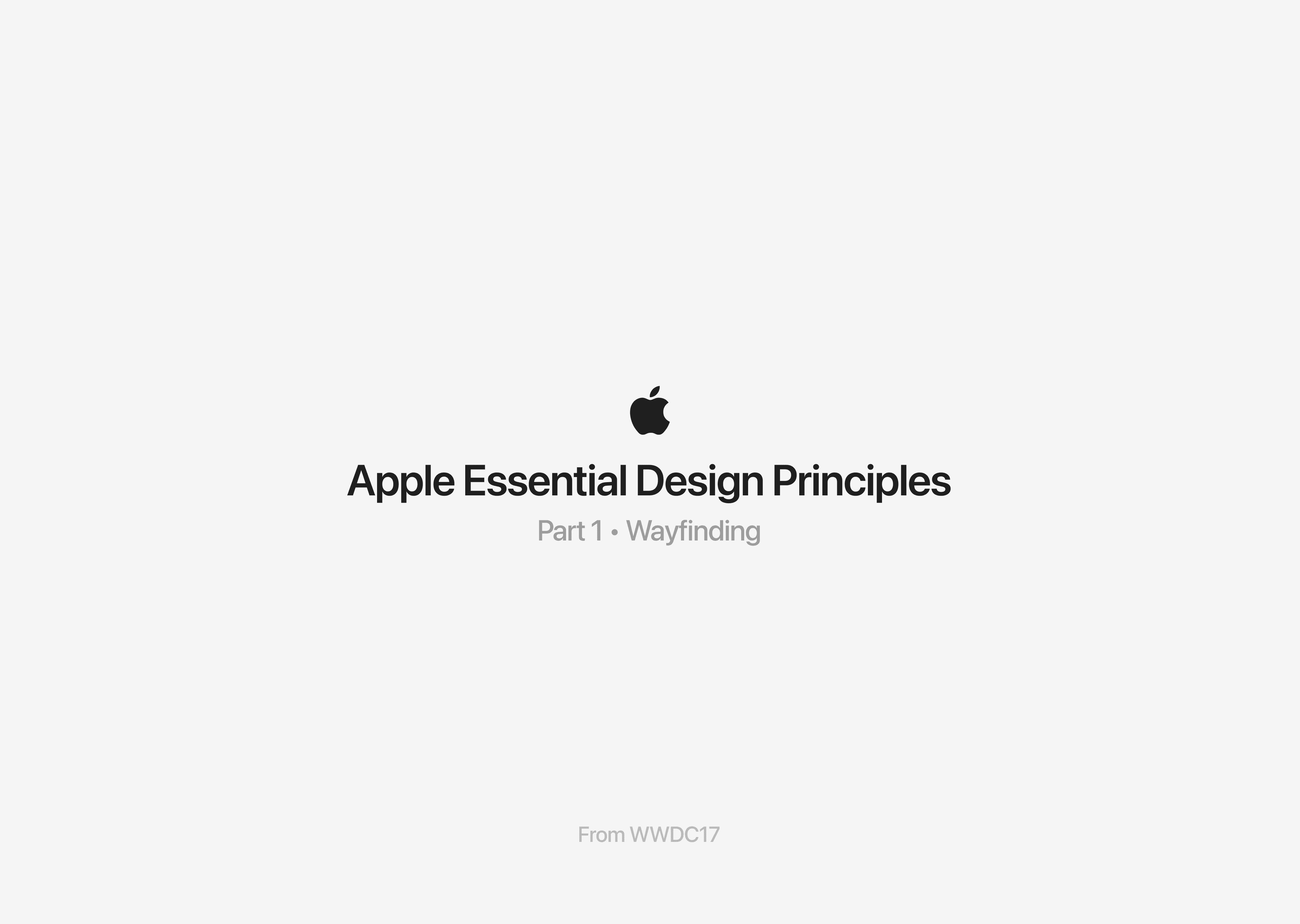 Apple design principles