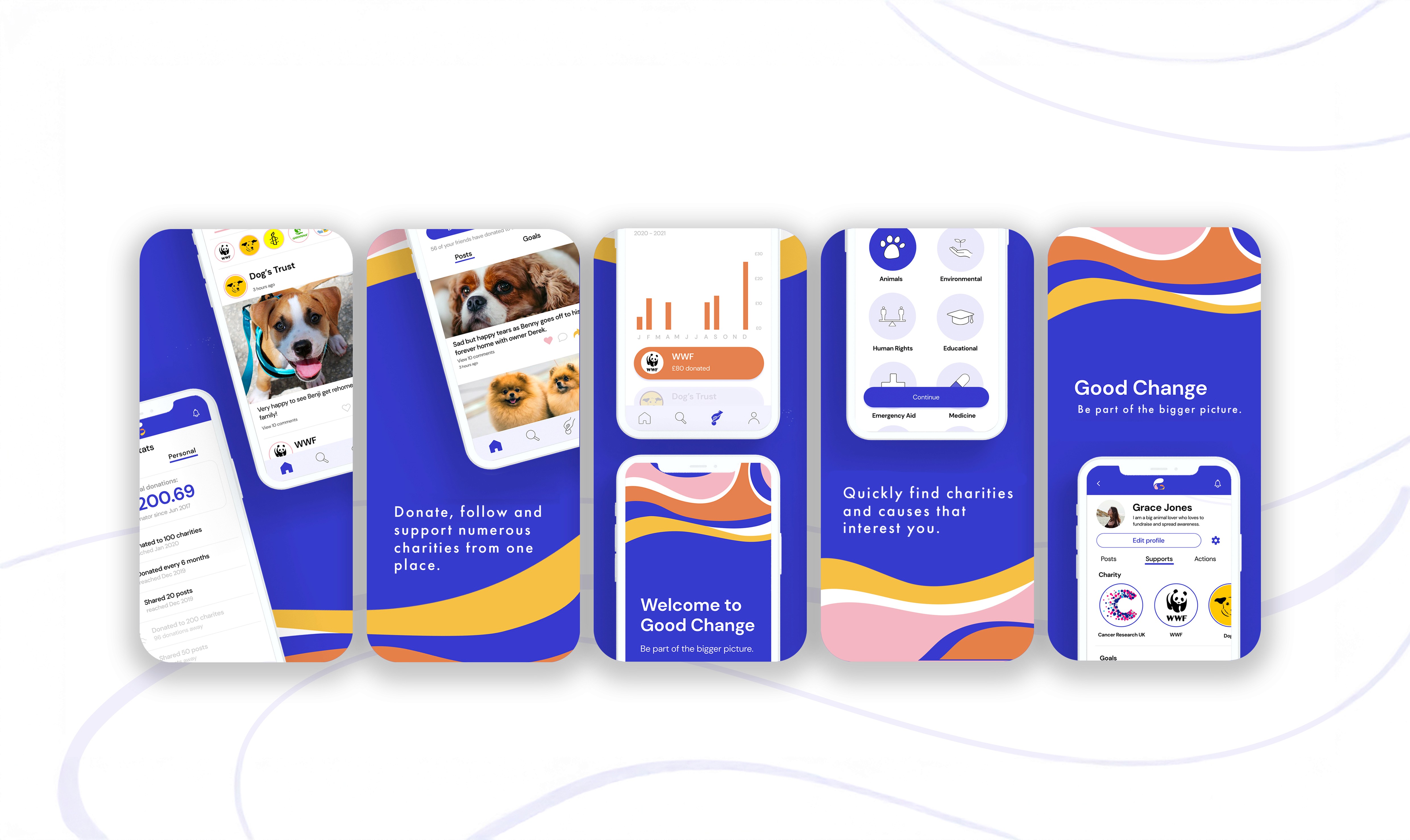 App store mock up of the product