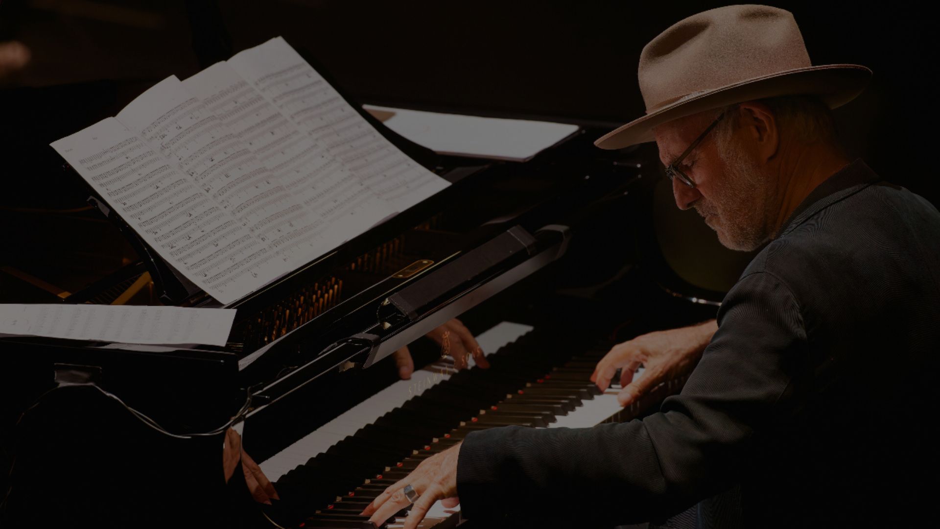 a crowd of people watching a fireworks display