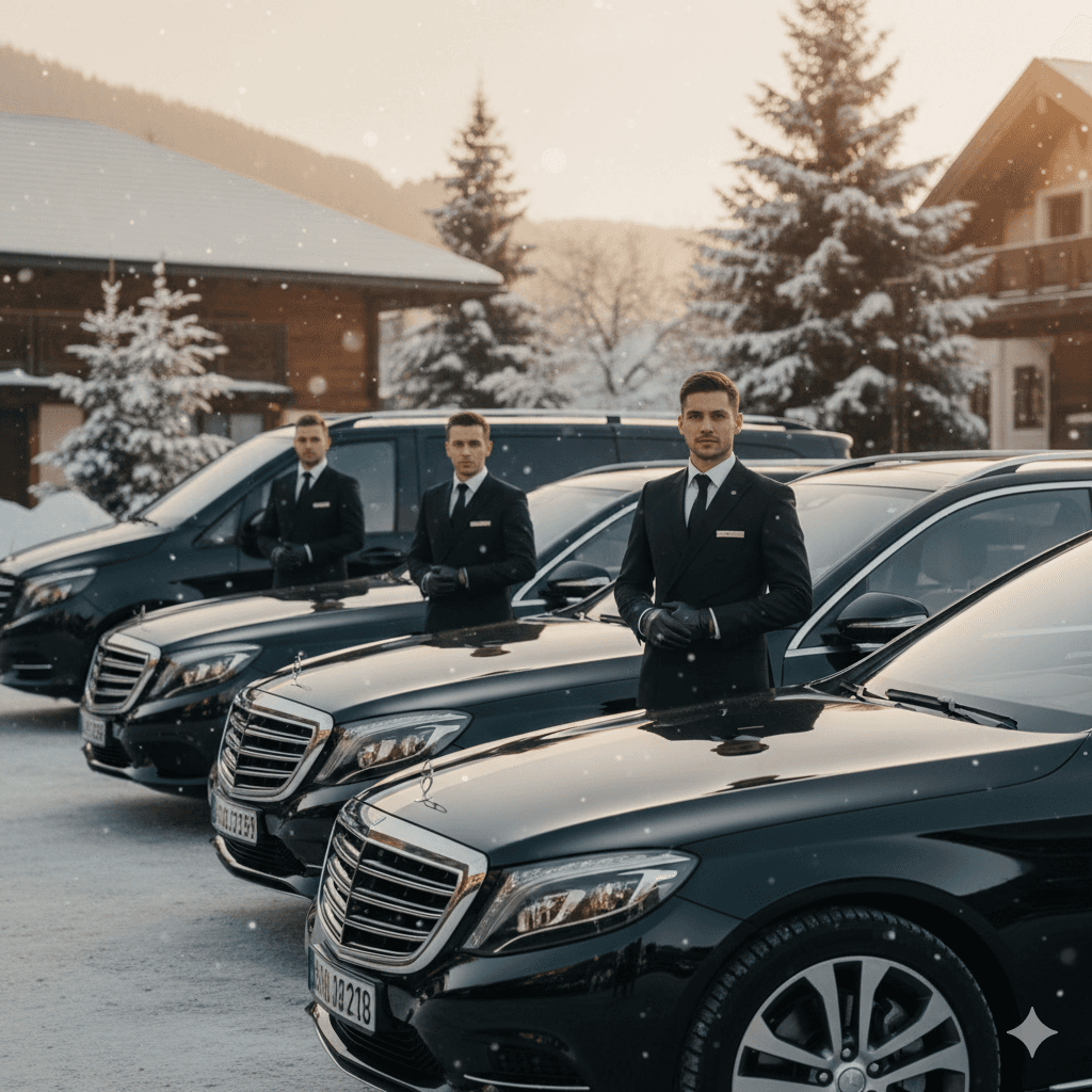 Véhicules avec leur chauffeur