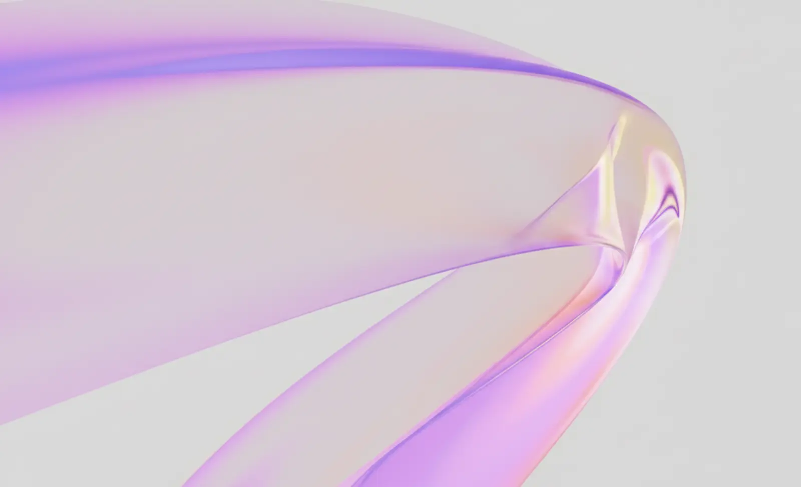 Purple, pink, and yellow transparent silky wave