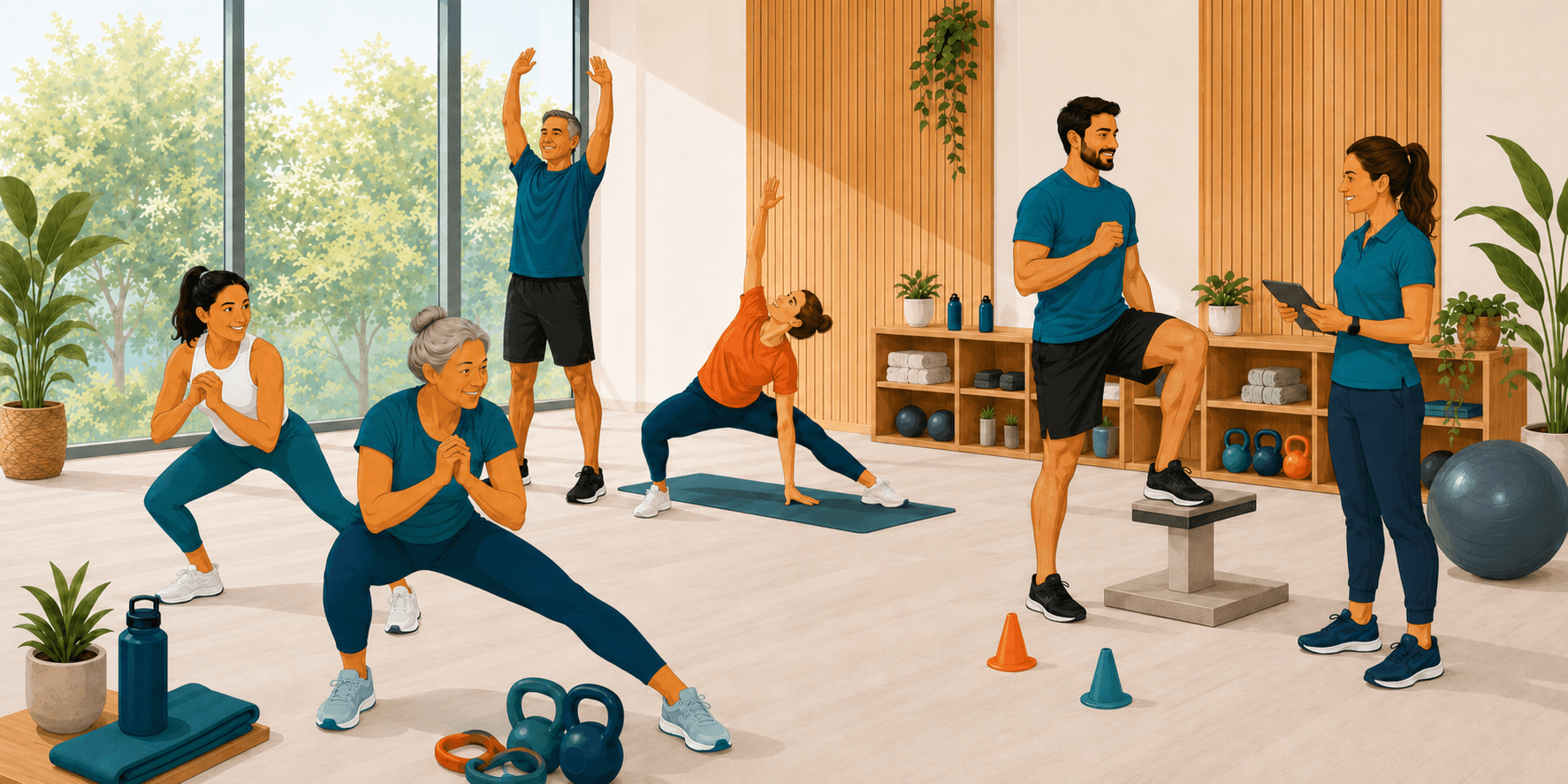 Activité physique douce encadrée en cabinet