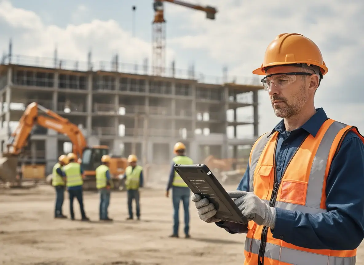 Proposto controlla la sicurezza sul lavoro in cantiere