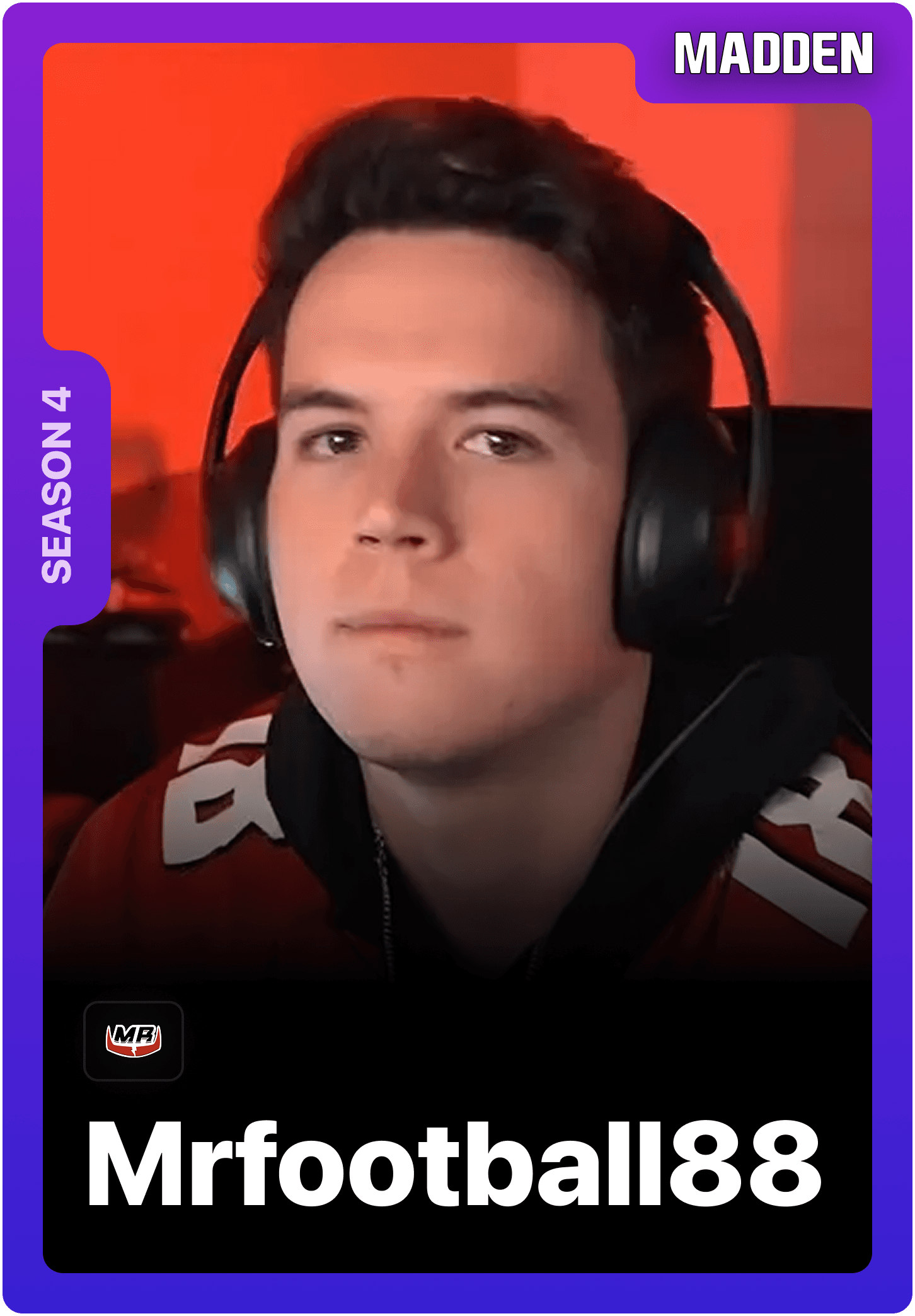 Mrfootball88 professional Madden esports competitor on 1v1Me