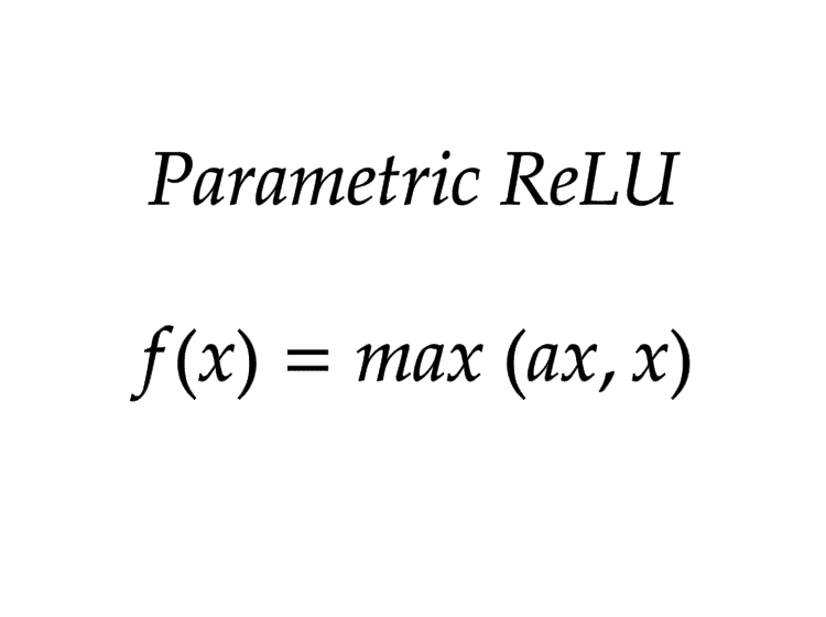 Parametric ReLU