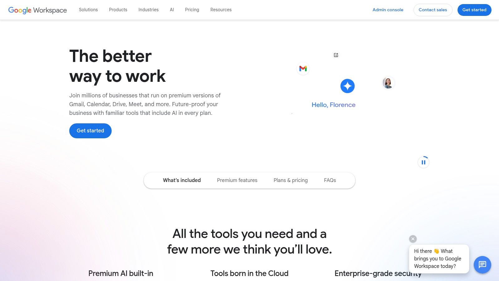 Google Workspace (Gemini in Docs, Gmail, etc.)