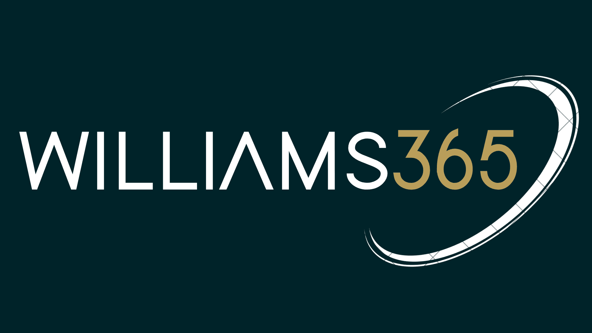 Logo of Williams365 featuring the name "WILLIAMS365" with a stylized swoosh design.