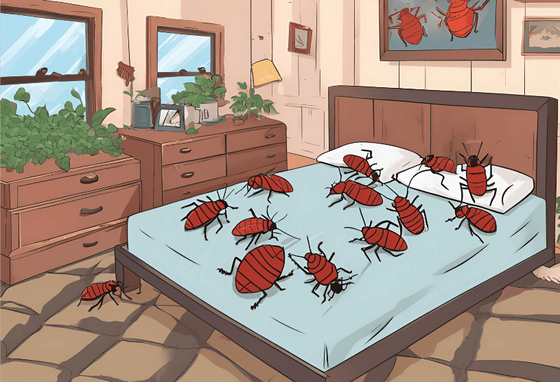 bed bugs invading