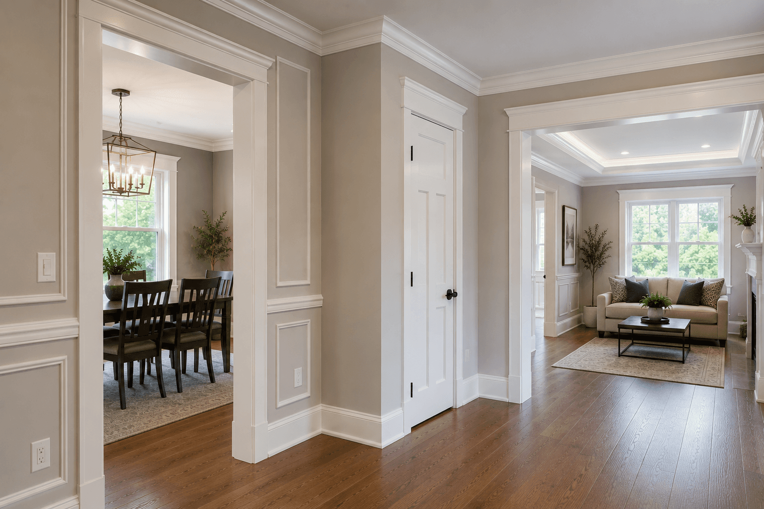 Trim installation and finish carpentry