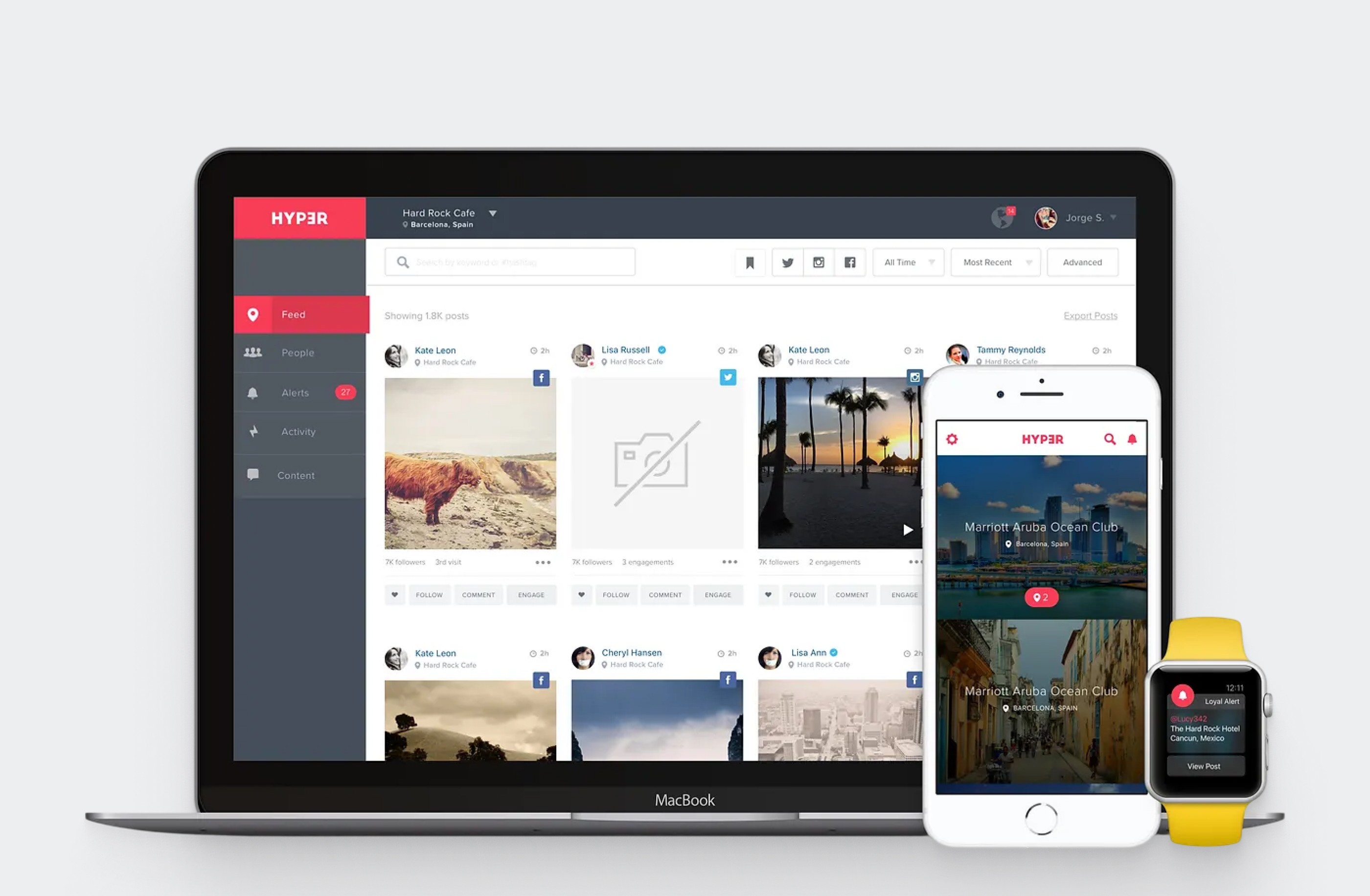 Hyp3r Geofencing App