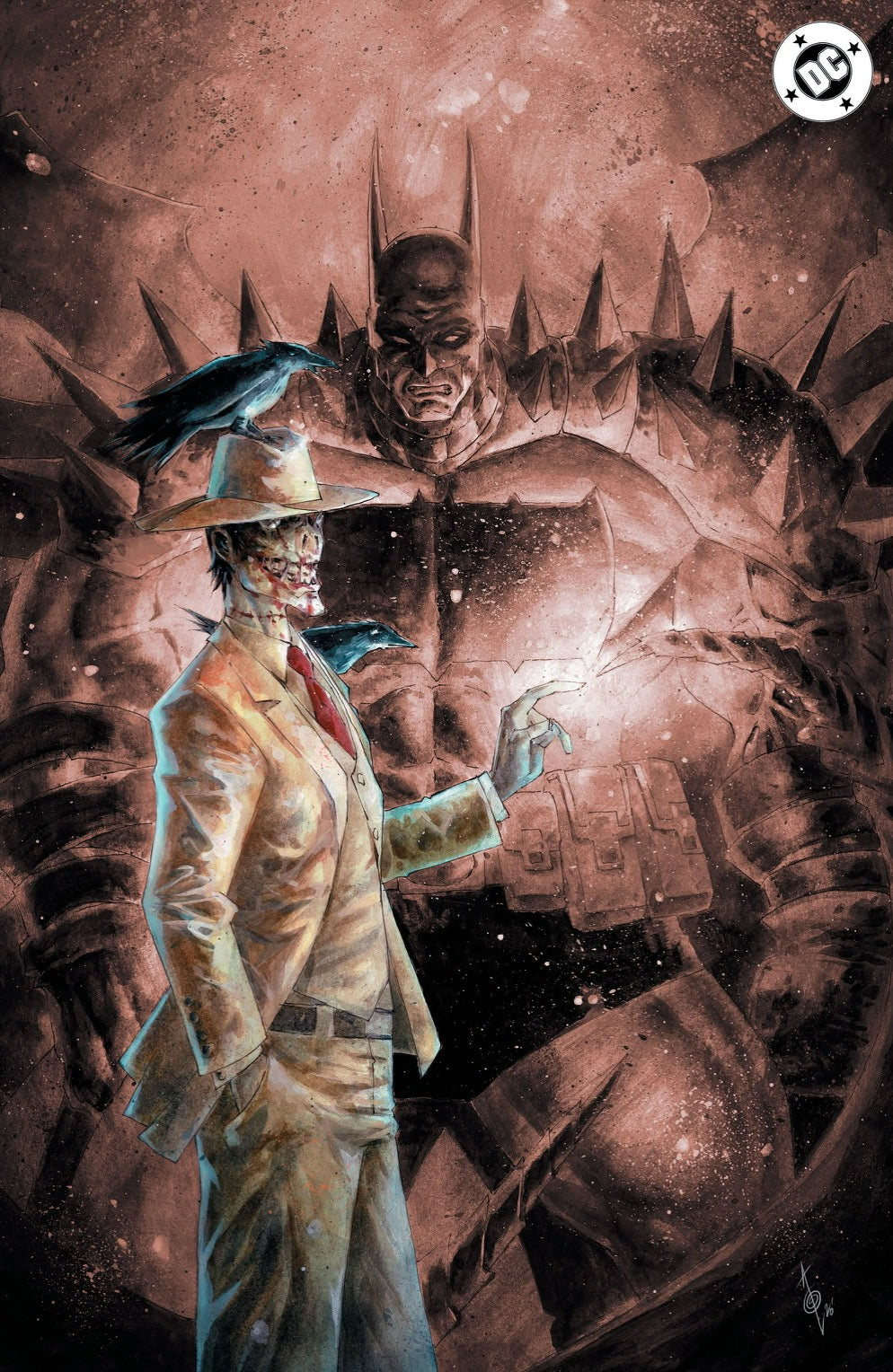 Absolute Batman #19 Alan Quah Big Dex Comics Exclusive Foil Virgin Variant front cover full art