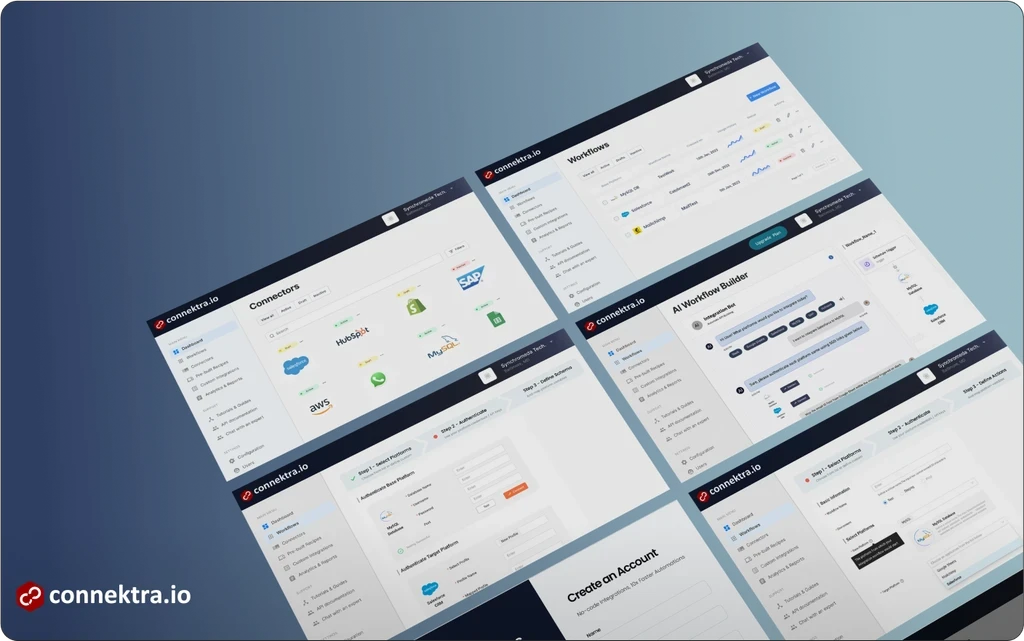 Connektra interactive prototype overview