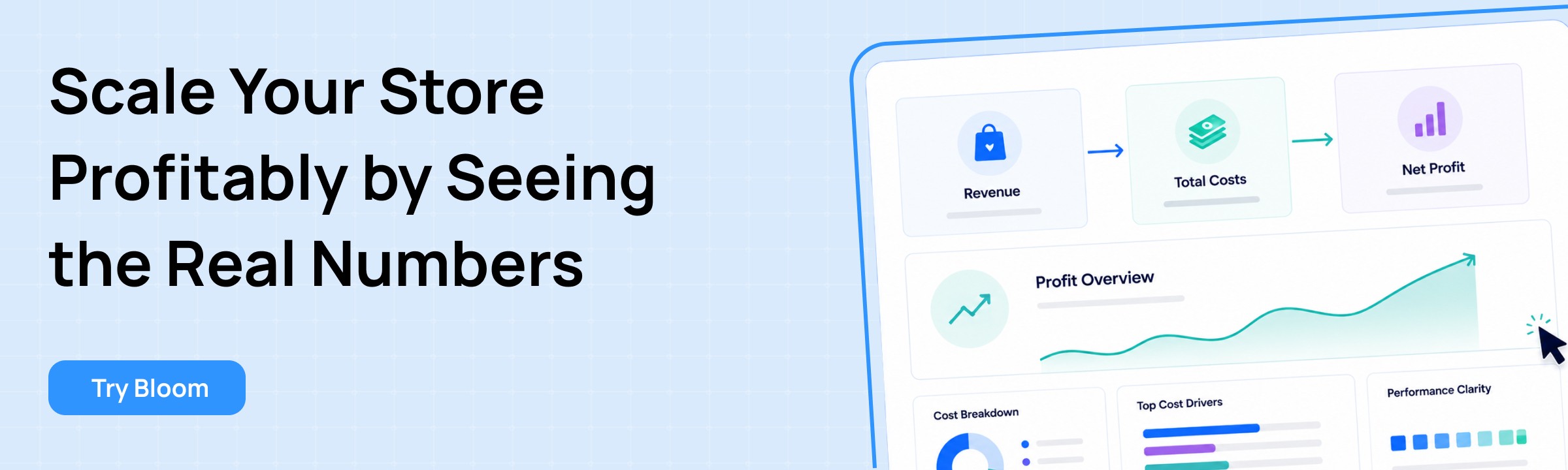 Bloom: Best Alternative for Sellerboard Shopify