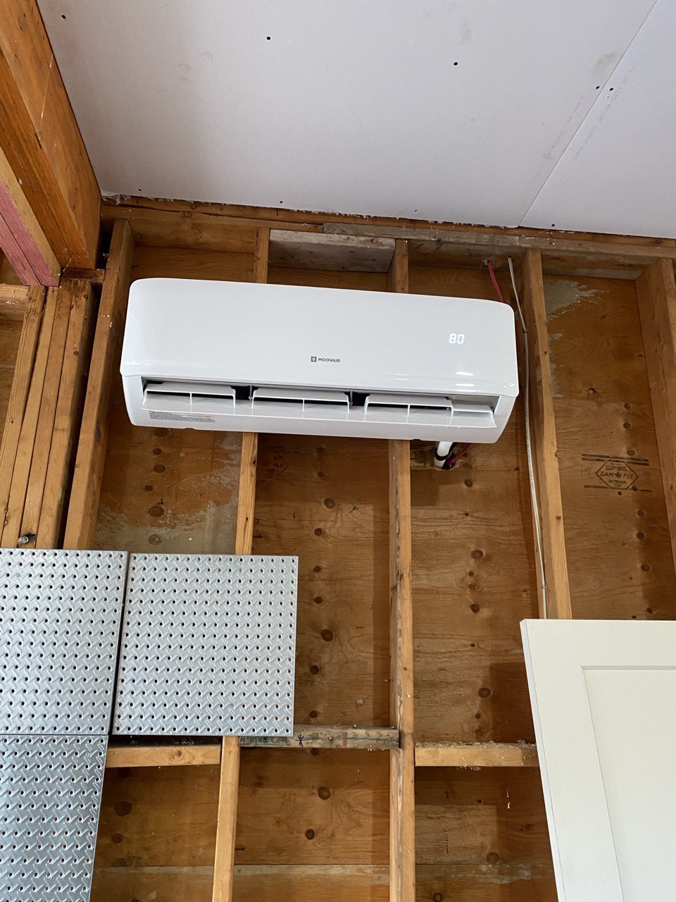 Ductless mini split installed in Mississauga home