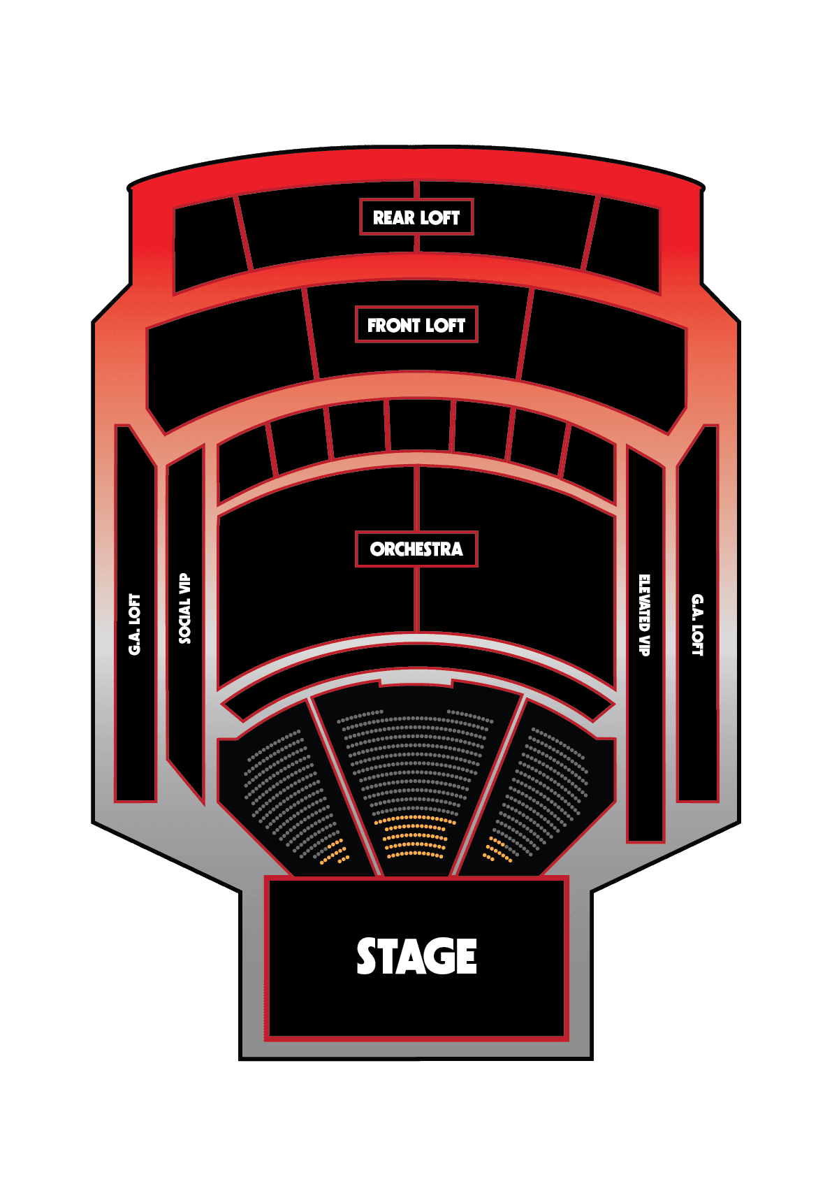 Ultimate Experience Seat Map