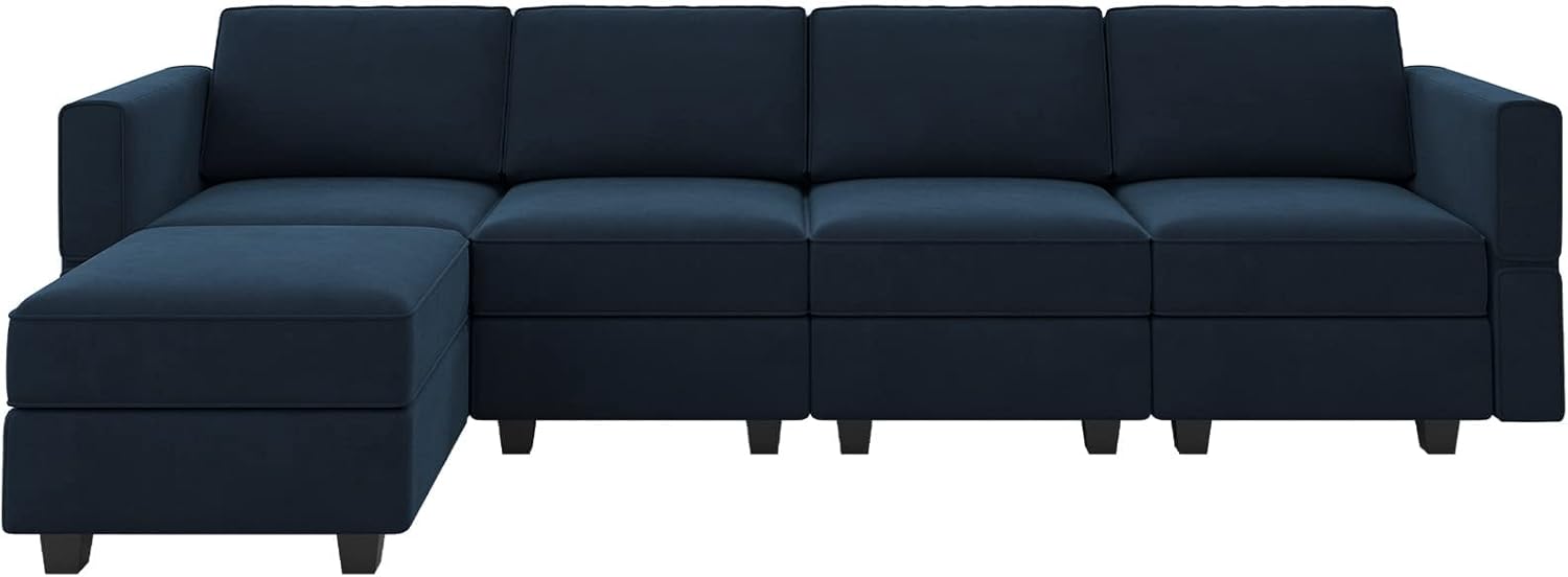 Comfortable Belfin sofa showcasing deep seating and contemporary lines, offering both functionality and aesthetic appeal.