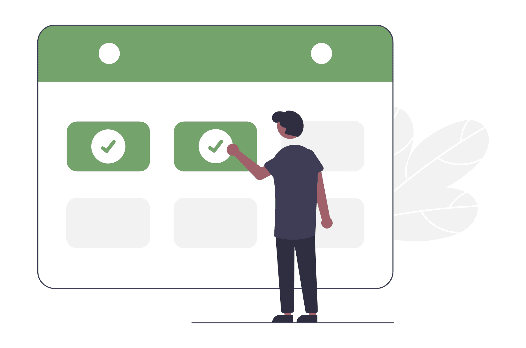 Gauge showing levels of user engagement, with tags for high and low engagement percentages.