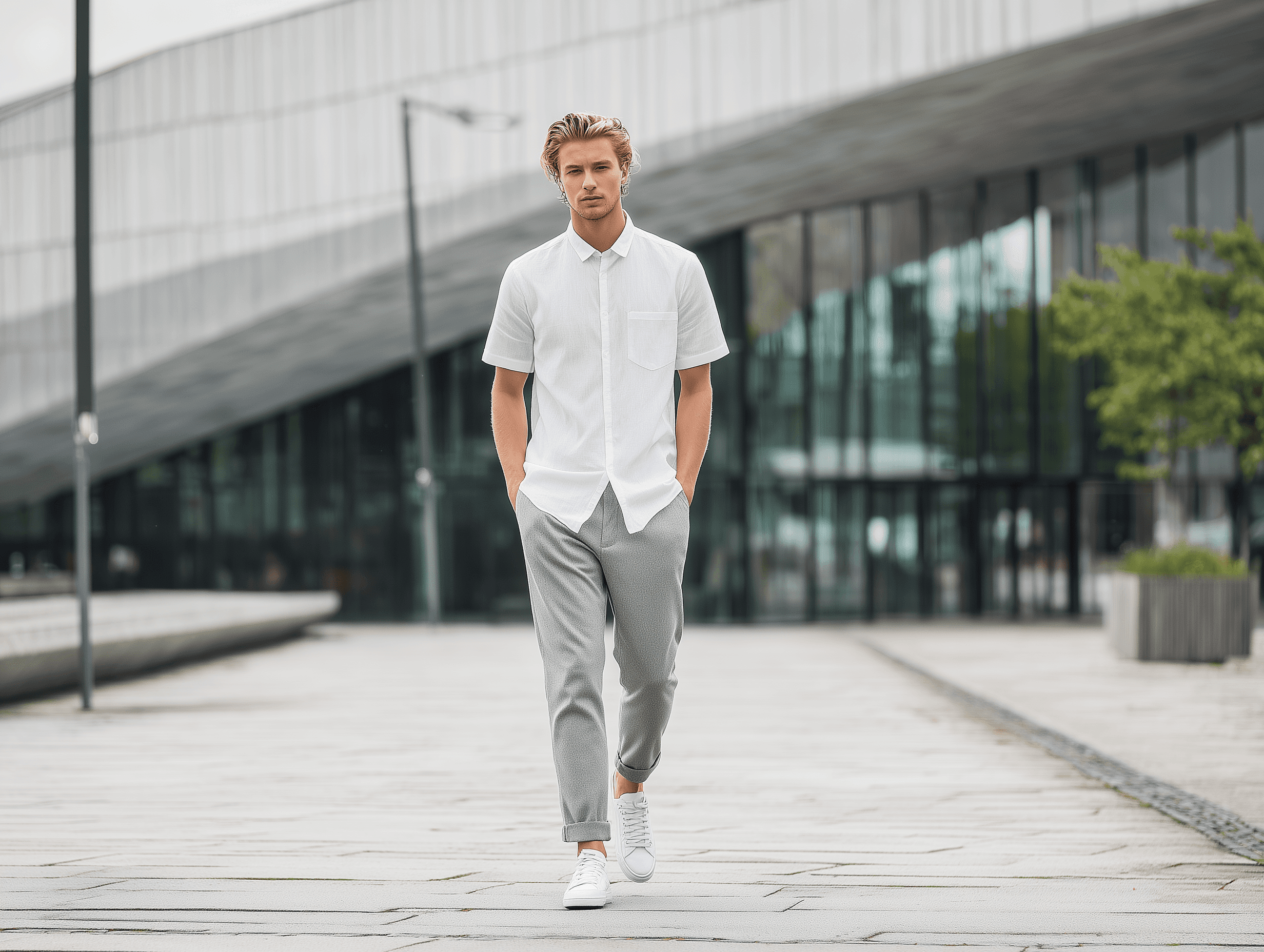 White Short Sleeve Shirt