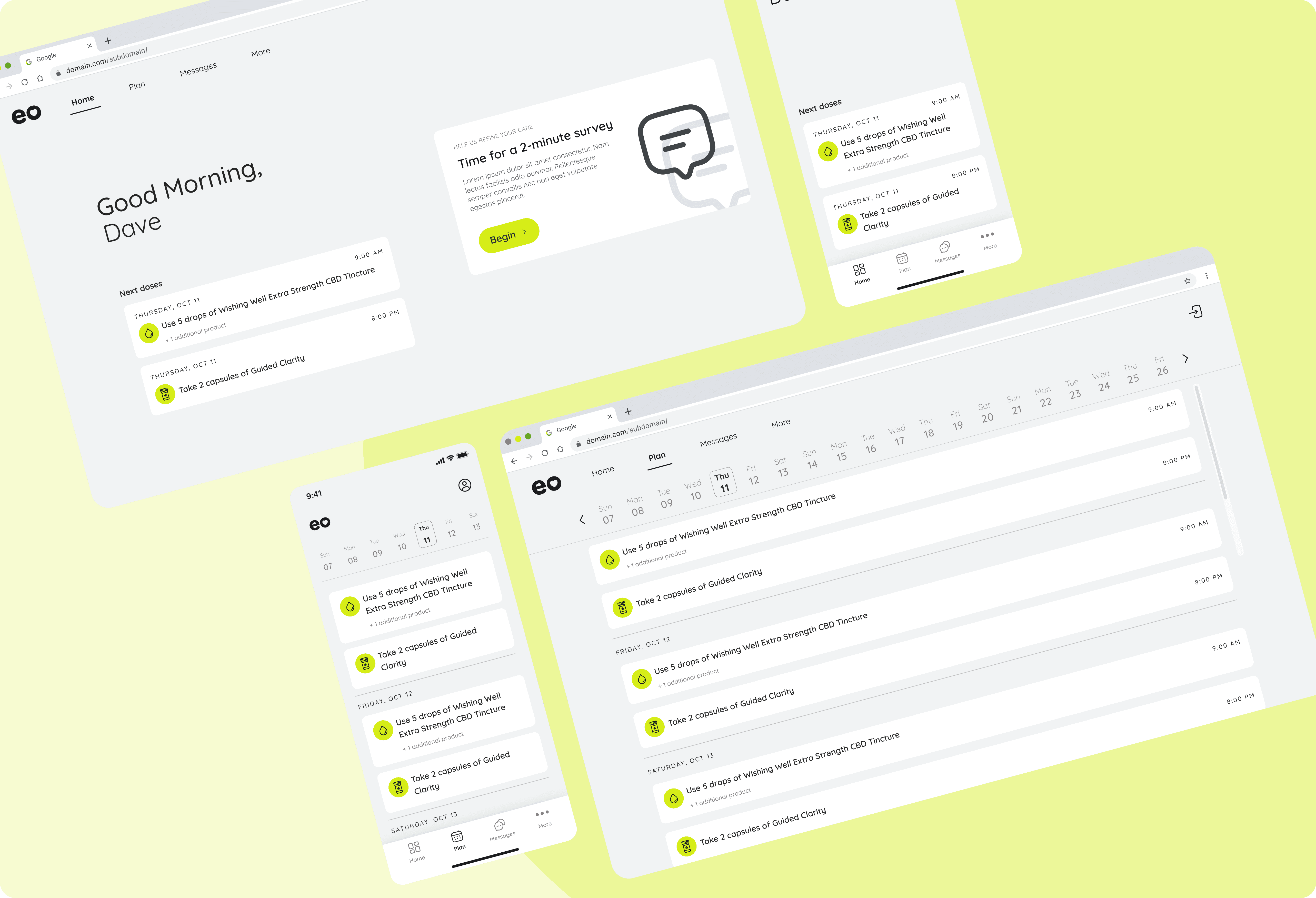 eo desktop and mobile screens