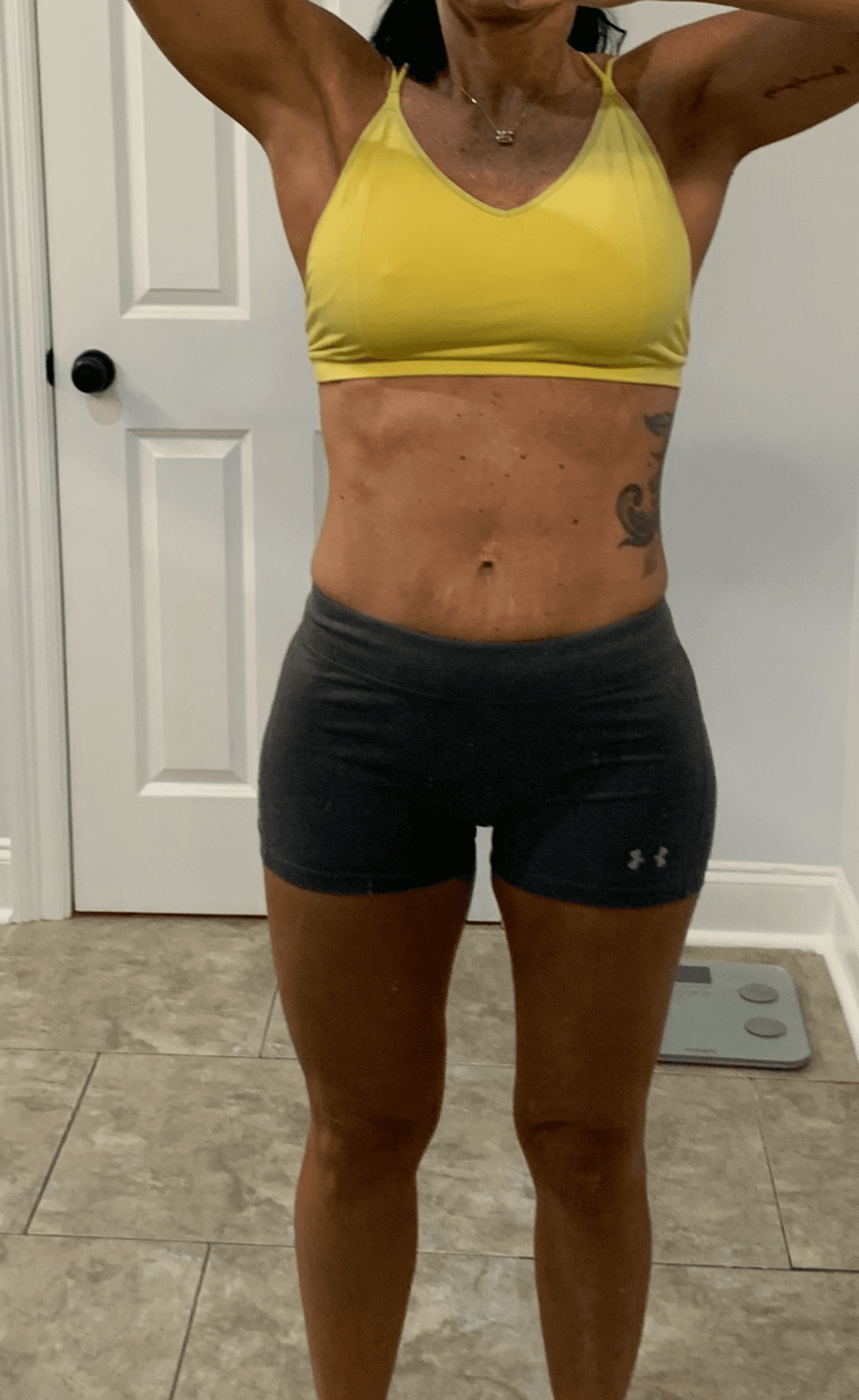 Nicole Richard after losing 25+ lbs through personalized online fitness training with Chasing Gains