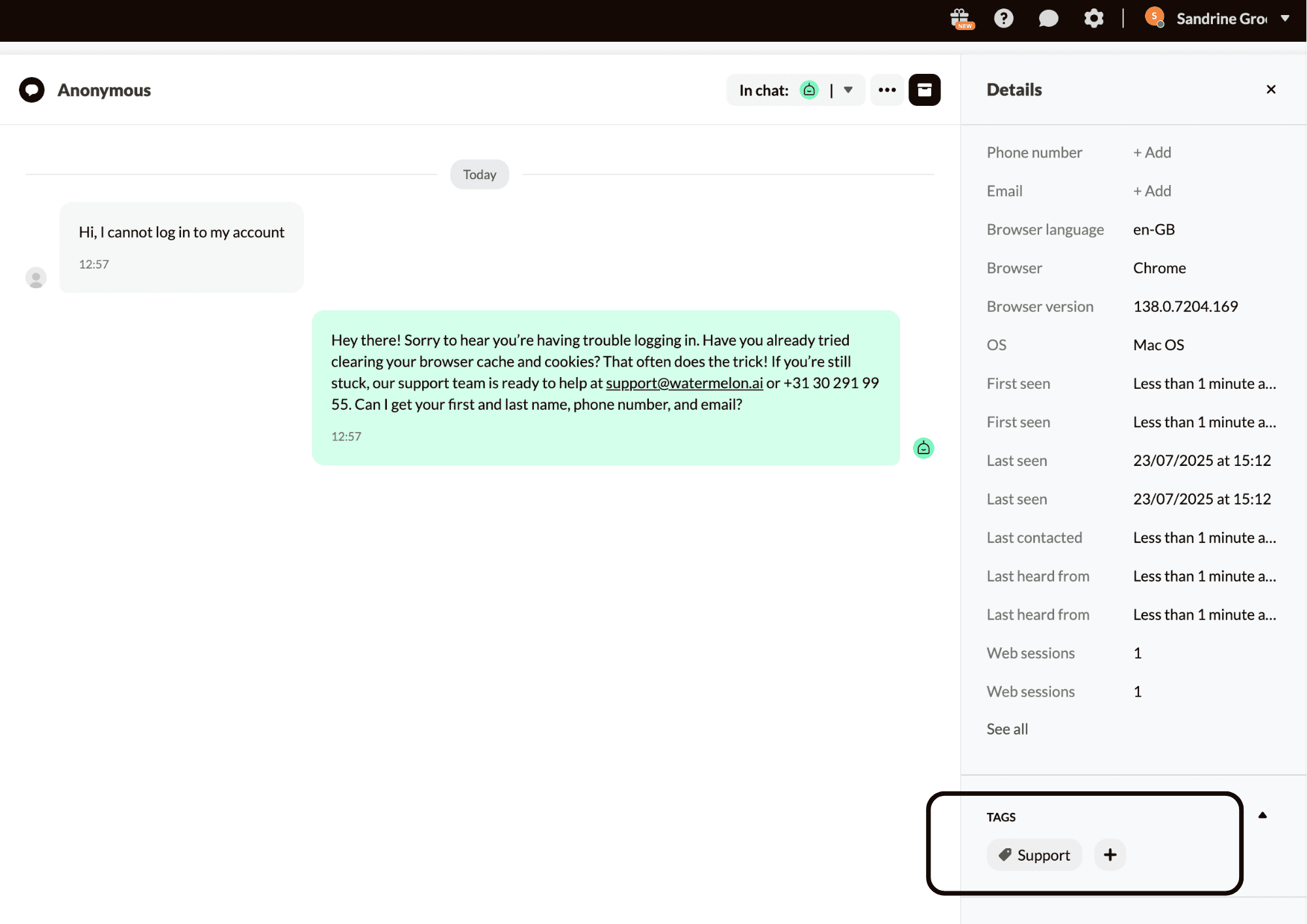 automated tags