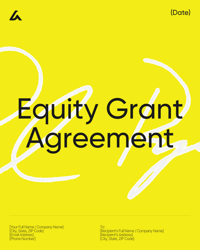 Equity Grant Agreement 