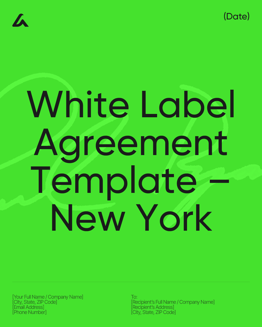 White Label Agreement Template – New York