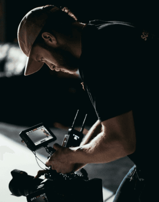 man with a camera