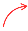 A red, curved arrow on a black background points diagonally downward to the right