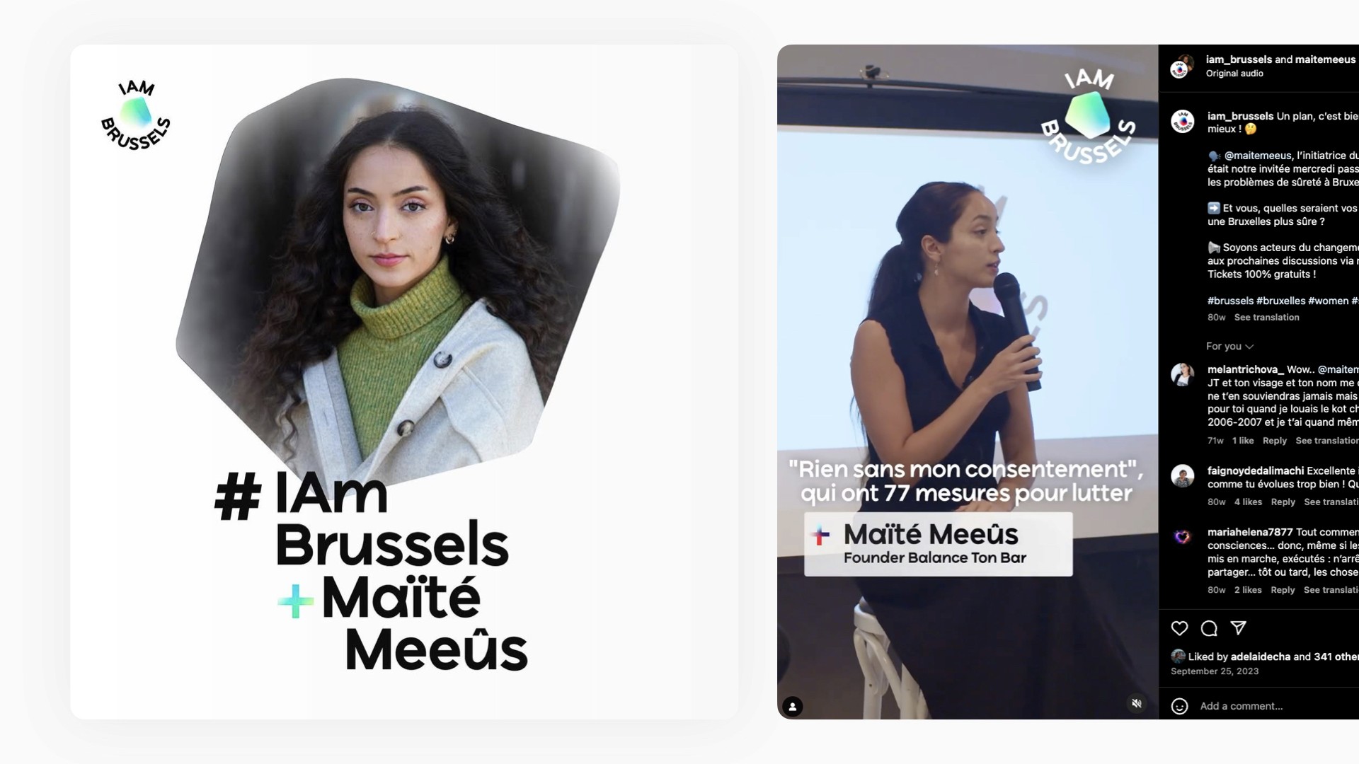 Shiny metallic silver foil pouch lying flat, printed with a large black outline of a smiley face, all set against a bright orange backdrop.