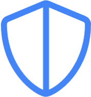 A blue shield with black background
AI-generated content may be incorrect.