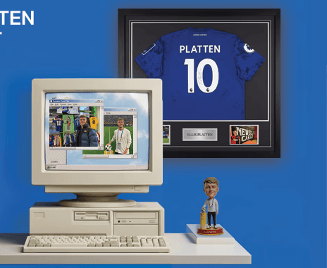 A football creator capturing fans and matchday culture while showcasing vintage shirts with Global Football Creator Agency