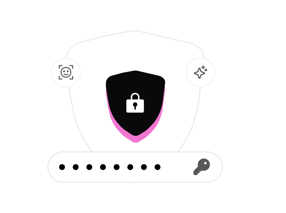 Secure AI system with password and data protection