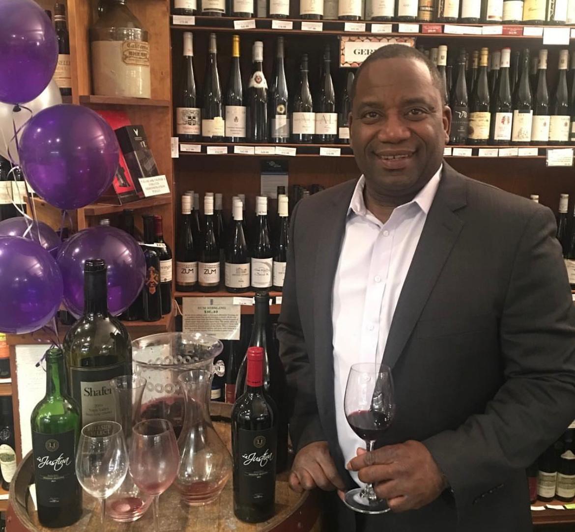 a man with a beard and a black shirt