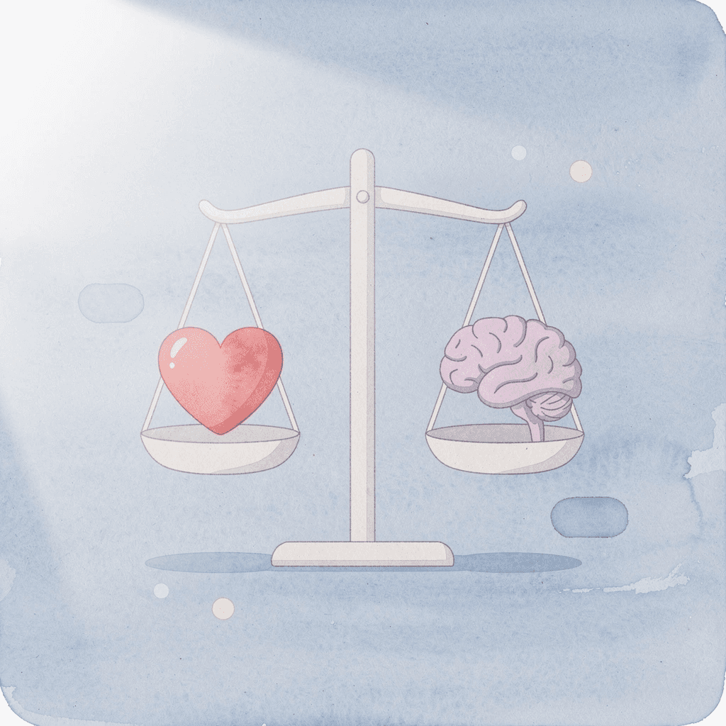 Balance scale weighing family readiness against homeschool commitment