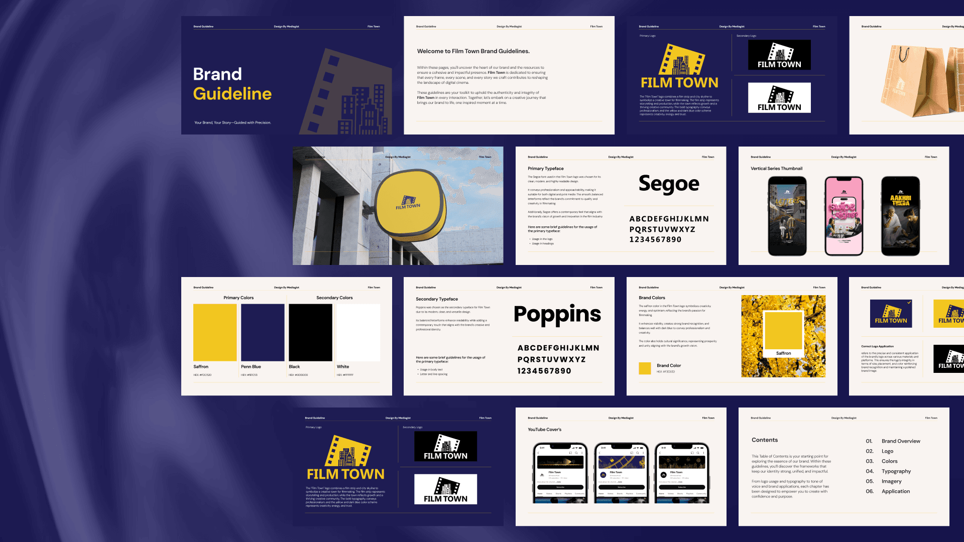 Filmtown Brand Identity Deck
